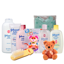 Dashing Johnson Baby Care Gift Arrangement Dashing Johnson Baby Care Gift Arrangement