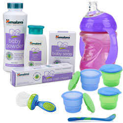 Charismatic Himalaya Baby Care Gift Arrangement Charismatic Himalaya Baby Care Gift Arrangement
