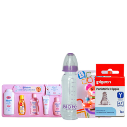 Gorgeous New Born Baby Care Hamper from Johnson Gorgeous New Born Baby Care Hamper from Johnson