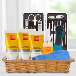 Ideal Present of VLCC Essential Foot Products in Basket Ideal Present of VLCC Essential Foot Products in Basket