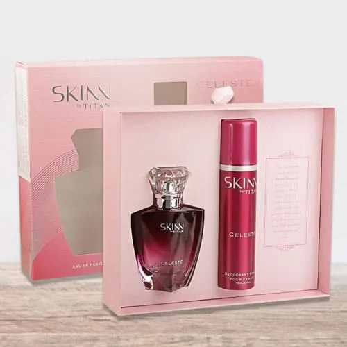 Deliver Skinn Celeste Coffret Set of Perfume N Deo for Men N Women