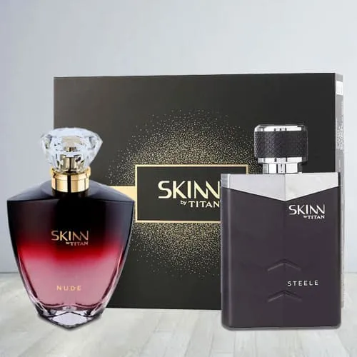 Order Titan Skinn Nude and steele Fragrances Pair