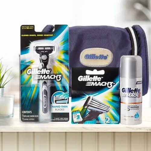 Wonderful Gillette Mach3 Travel Pack for Men