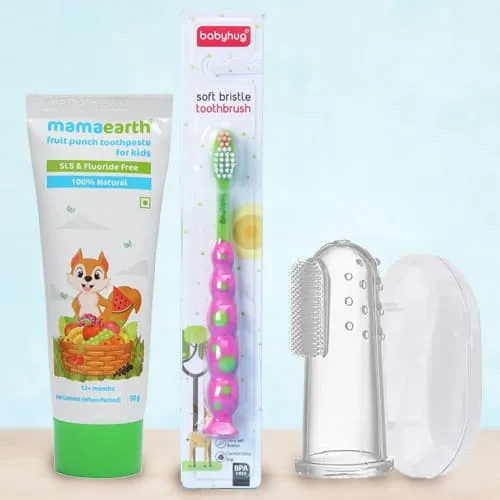 Gentle Babies Tooth Care Combo from Mamaearth