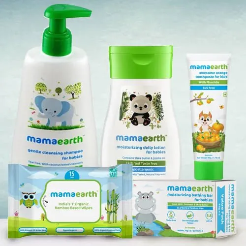 Gentle Feel Baby Care Hamper from Mamaearth