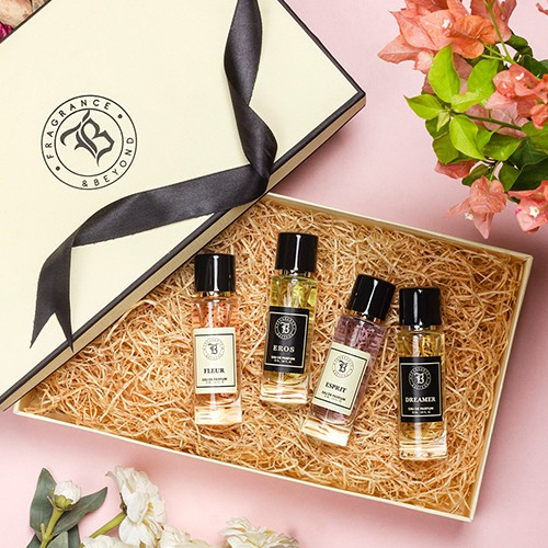 Lovely Gift of Fragrance N Beyond Set Of 4 Perfume For Men N Women Lovely Gift of Fragrance N Beyond Set Of 4 Perfume For Men N Women