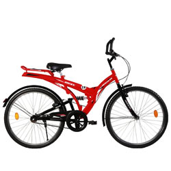 Luxurious Black and Red BSA Rocky Bicycle Luxurious Black and Red BSA Rocky Bicycle