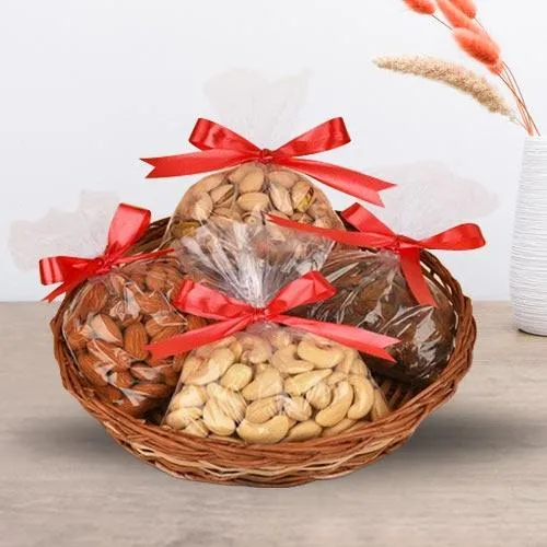 Tasty Assorted Dry Fruits Basket<br>