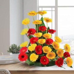 Pretty Arrangement of Fresh 30 Assorted Gerberas Pretty Arrangement of Fresh 30 Assorted Gerberas