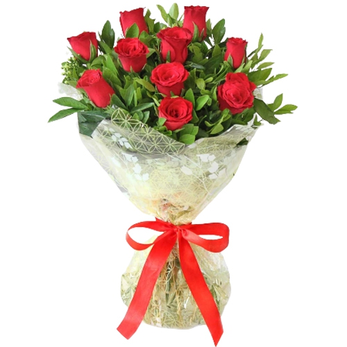 Valentines Day Gift of Red Roses Bouquet Valentines Day Gift of Red Roses Bouquet