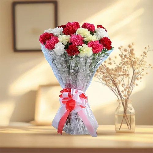Astounding Bunch of Mixed Carnations Astounding Bunch of Mixed Carnations