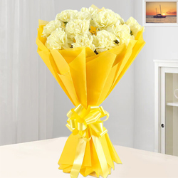 Breathtaking Selection of Yellow Carnations Breathtaking Selection of Yellow Carnations