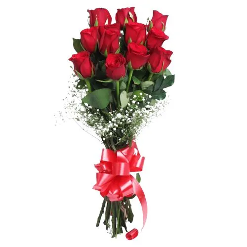 Hearts in Harmony Red Roses Bouquet