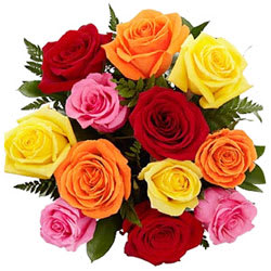 Stunning Stands for Love Mixed Roses Arrangement Stunning Stands for Love Mixed Roses Arrangement