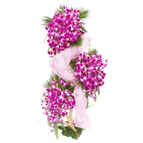 Deliver Signature of 3-Tier Orchids Arrangement