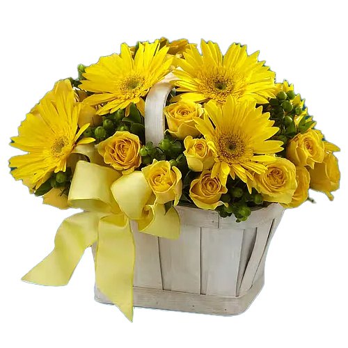 Vivacious Union Gerberas and Roses Arrangement Vivacious Union Gerberas and Roses Arrangement