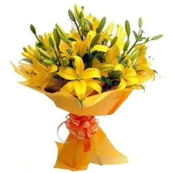 Hearty Bouquet of Priceless Lilies