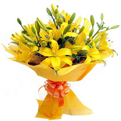 Gorgeous Bouquet of Yellow Lilies Gorgeous Bouquet of Yellow Lilies
