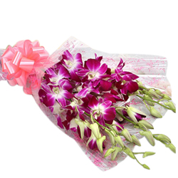 Beautiful Hand Bunch of 6 Orchids Beautiful Hand Bunch of 6 Orchids