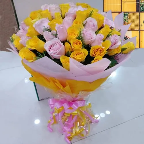 Gorgeous Flowers Bunch for 25th Anniversary Celebration