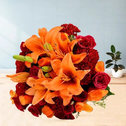 Exclusive Lovers Choice Flowers Bunch