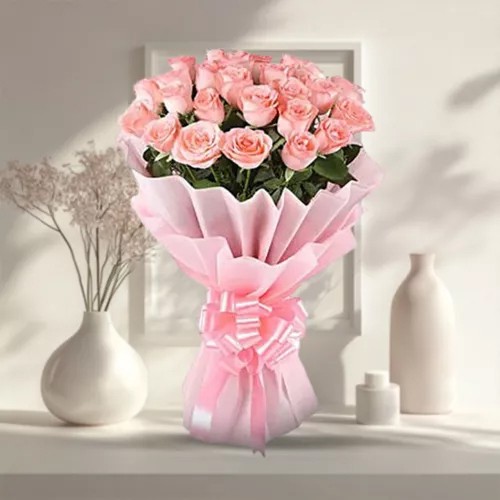 Amazing Pink Color Roses Bouquet
Amazing Pink Color Roses Bouquet