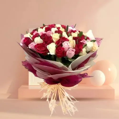 Order Assorted Roses Bunch