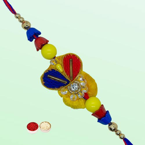Mesmerizing Rakhi with Affectionate Love Mesmerizing Rakhi with Affectionate Love