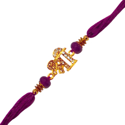 Auspicious Present of 1 Decorative Shree Rakhi Auspicious Present of 1 Decorative Shree Rakhi