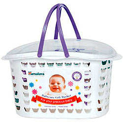 Tending-the-Cherub Baby Care Gift Basket from Himalaya Tending-the-Cherub Baby Care Gift Basket from Himalaya