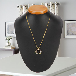 Devoted-to-Passion Stone-Beaded Pendant with Chain Devoted-to-Passion Stone-Beaded Pendant with Chain