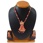 Expensive Personalize Red Jewel Necklace Set Expensive Personalize Red Jewel Necklace Set