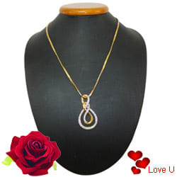 Fabulous Ayla Double Knot Neck piece with Chain Fabulous Ayla Double Knot Neck piece with Chain