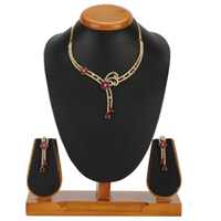 Decorative Glister Necklace with Earrings Set Decorative Glister Necklace with Earrings Set