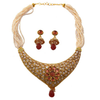 Trendy Wedding Special Earring N Necklace Set Trendy Wedding Special Earring N Necklace Set