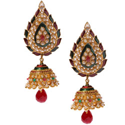 Classic Earring Set in Jhumka Pattern Classic Earring Set in Jhumka Pattern