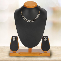 Heart Necklace and Earring Set from Avon Heart Necklace and Earring Set from Avon