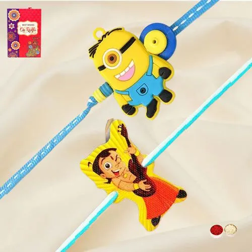 Wonderful Chota Bheem and Minion Rakhi Wonderful Chota Bheem and Minion Rakhi