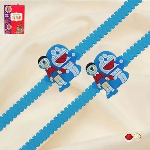 Stunning Doraemon Rakhi Set Stunning Doraemon Rakhi Set