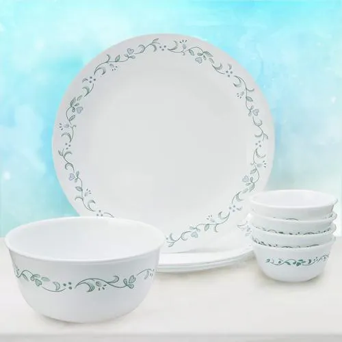 Exclusive Corelle Country Cottage Glass Dinner Set