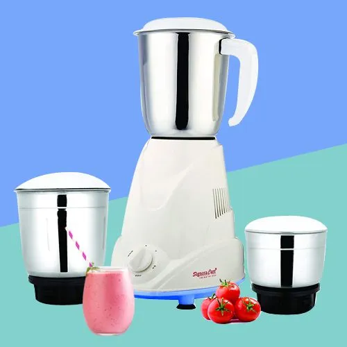 Gratifying Eco Plus White Mixer Grinder from Signora Care Gratifying Eco Plus White Mixer Grinder from Signora Care