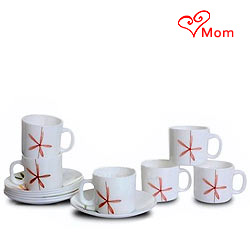 Drink Tea with LaOpala Tea Cup Saucer Set Drink Tea with LaOpala Tea Cup Saucer Set
