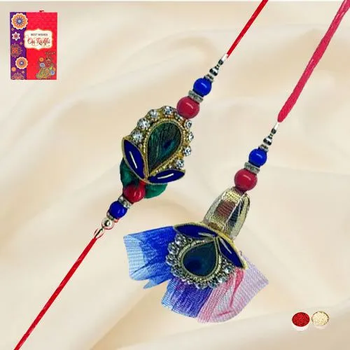 Marvelous Evil Eye Bhaiya Bhabhi Rakhi Set Marvelous Evil Eye Bhaiya Bhabhi Rakhi Set
