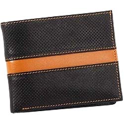 Trendy and Chic Looking Genuine Leather Men's Wallet in Black and Brown from Leather Talks Trendy and Chic Looking Genuine Leather Men's Wallet in Black and Brown from Leather Talks