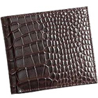Chris Brown Shaded Crocodile Skin Styled Genuine Leather Gents Wallet from Leather Talks Chris Brown Shaded Crocodile Skin Styled Genuine Leather Gents Wallet from Leather Talks