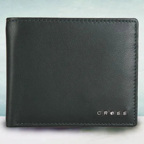 Impressive Green Mens Leather Wallet from Cross