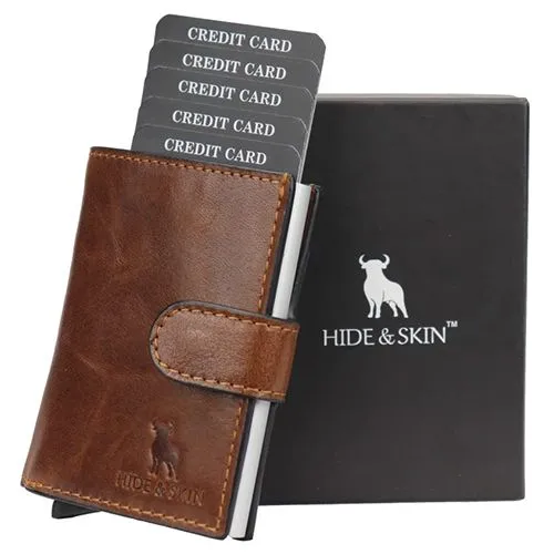 Exclusive Hide N Skin Unisex Leather Card Holder