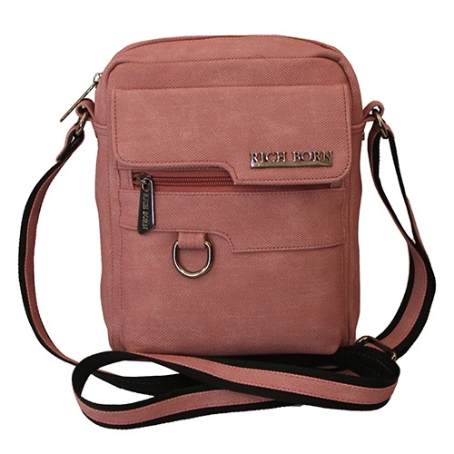 Sweetness Pink Sling for Him with Front Pockets