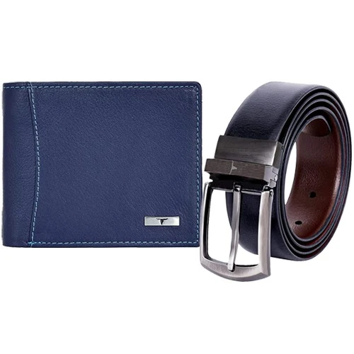 Classic Gents Leather Wallet N Reversible Belt Combo from Urban Forest Classic Gents Leather Wallet N Reversible Belt Combo from Urban Forest