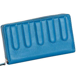 Genuine Leather Ladies Wallet in Sky Blue from Leather Talks Genuine Leather Ladies Wallet in Sky Blue from Leather Talks